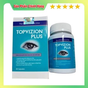 Topvizion Plus - Viên uống phục hồi thị lực chính hãng 100%